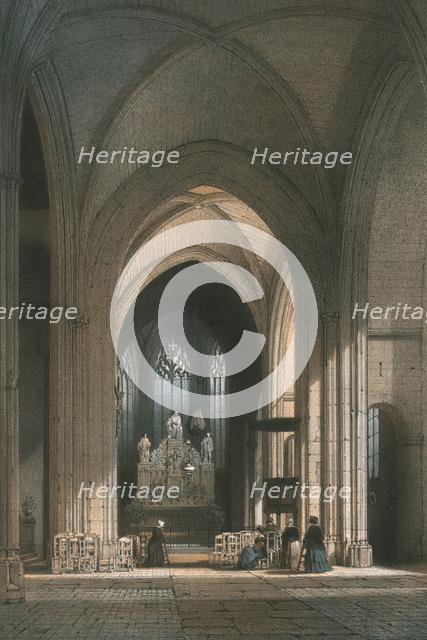Chapel of Notre Dame of the Immaculate Conception, Nantes, France, late 19th century. Creator: A Mathieu.