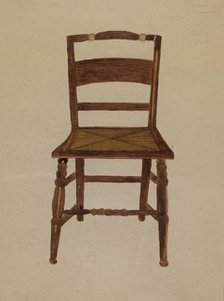 Chair, 1935/1942. Creator: Genevieve Sherlock.