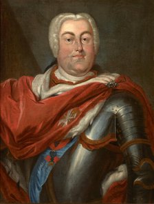Portrait of Augustus III of Saxony (1696-1763), King of Poland, around the mid-18th century. Creator: Unknown.