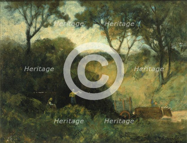 The Salute, 1895. Creator: Edward Mitchell Bannister.