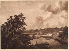 The Banks of a River, (c1649), c1880s. Creator: William Brassey Hole.