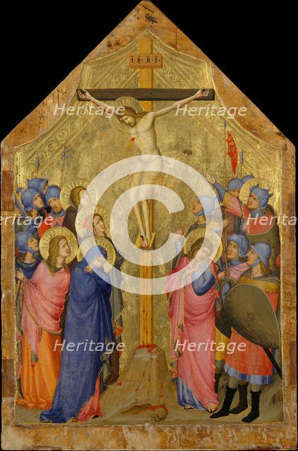 The Crucifixion, ca. 1330-35. Creator: Master of the Saint George Codex.