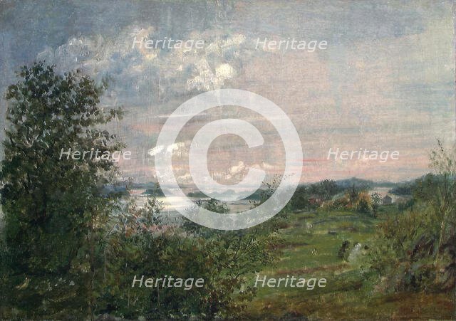 Coastal Landscape, probably 1860. Creator: Matthias Stoltenberg.
