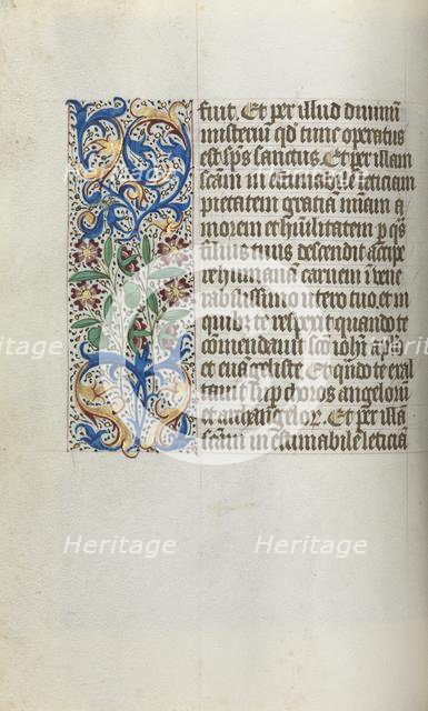 Book of Hours (Use of Rouen): fol. 19v, c. 1470. Creator: Master of the Geneva Latini (French, active Rouen, 1460-80).