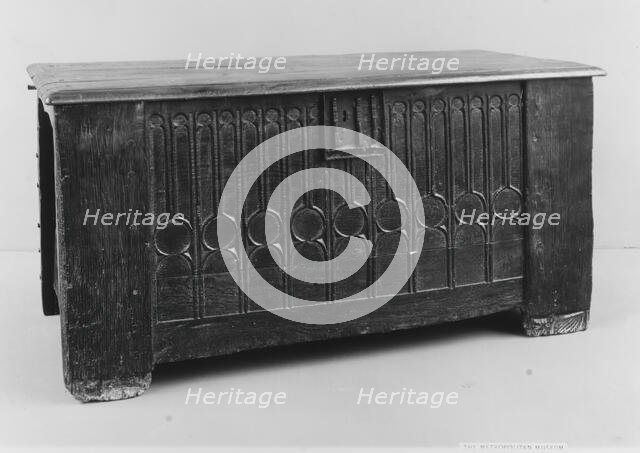 Chest, British, 15th century. Creator: Unknown.