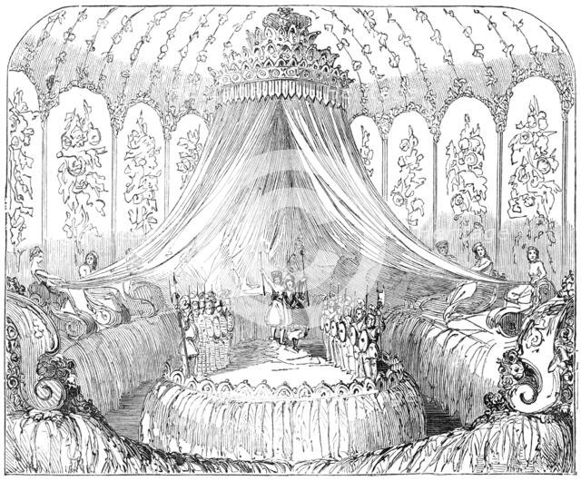 Lyceum - Scene from "King Charming; or, The Blue Bird of Paradise", 1850. Creator: Unknown.