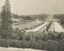 Whitemarsh Hall, Philadelphia, Pa., view from house of gardens, c1922. Creator: Frances Benjamin Johnston.