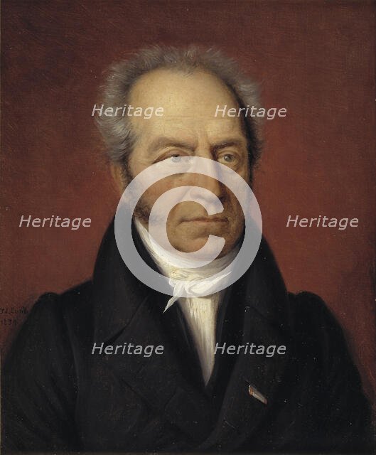 J.C. Spengler, Warden of the Royal Cabinet of Curiosities, 1834. Creator: Johan Ludvig Gebhard Lund.