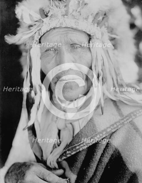 Ogalala chief, c1905. Creator: Edward Sheriff Curtis.
