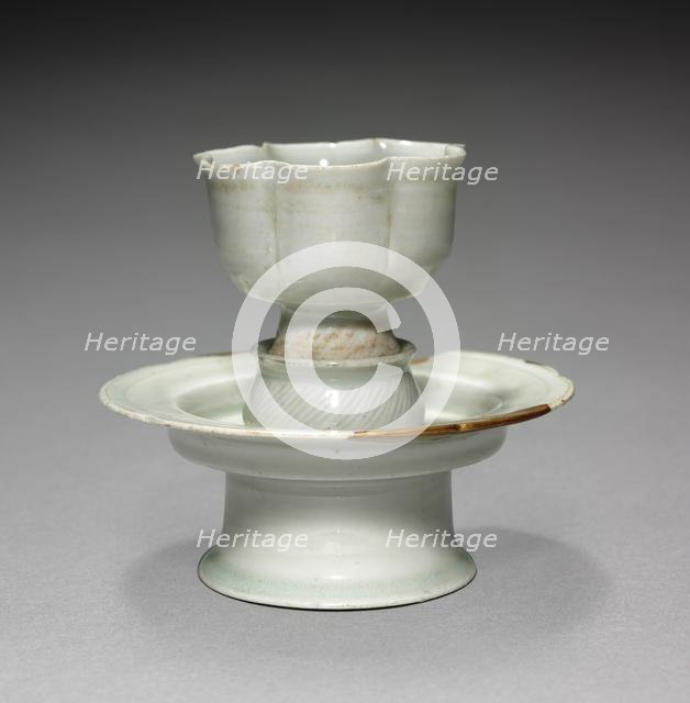 Cup and Stand, 900s-1100s. Creator: Unknown.