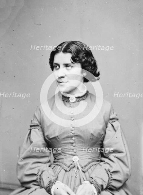 Anna E. Dickinson, between 1855 and 1865. Creator: Unknown.