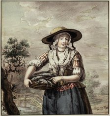 Fishwife, 1772. Creator: Maria Margaretha la Fargue.
