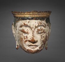 Processional Mask of a Bodhisattva: Gyodo Mask, late 1100s. Creator: Unknown.