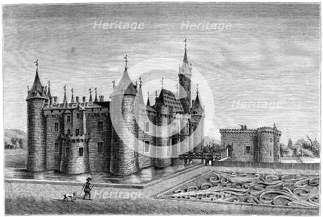 Chateau de Marcoussis, Paris, France, 17th century (1849). Artist: Unknown