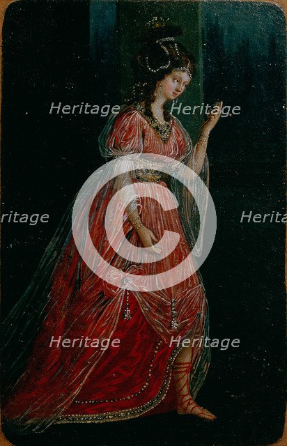 Costume design for the Serf Theatre of Sheremetev, 1785. Artist: Kuerzinger (Kirzinger), Marianna (1770-1809)