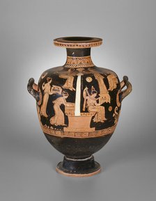 Hydria (Water Jar), 360-350 BCE. Creator: Iliupersis Painter.