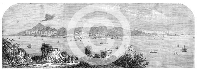 "My Last Look at Sicily", taken by our special artist, Frank Vizetelly, from the coast of..., 1860. Creator: Unknown.