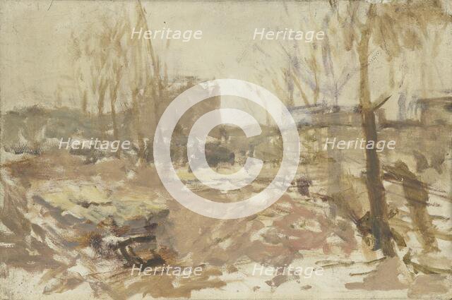 Building site at De Clercqstraat, c.1880-c.1923.  Creator: George Hendrik Breitner.