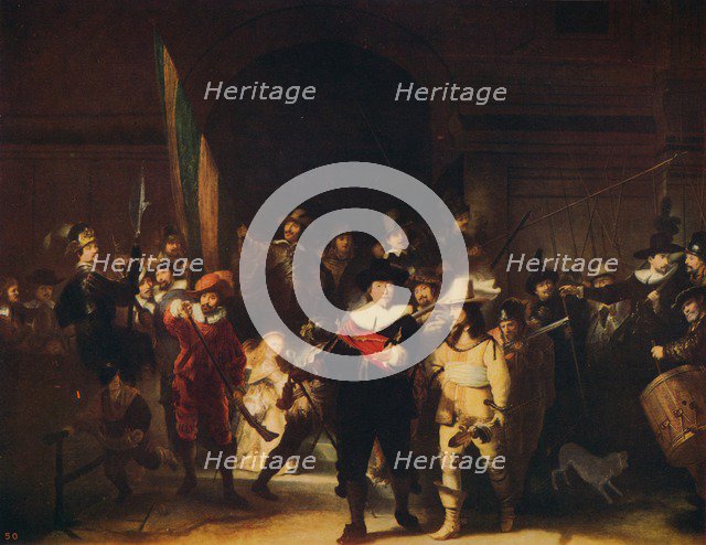 'The Night Watch', 1642, (c1915). Artist: Rembrandt Harmensz van Rijn.
