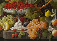 An Abundance of Fruit, c. 1860. Creator: Severin Roesen.
