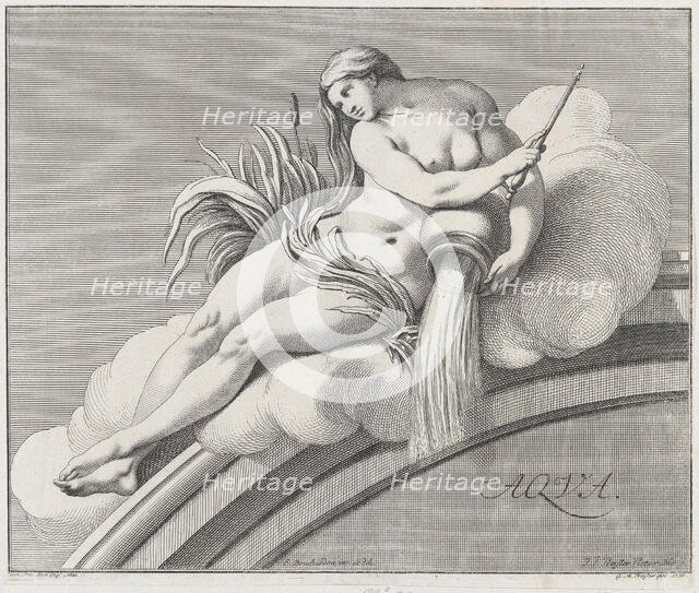 Water, 1735. Creator: Johann Justin Preissler.