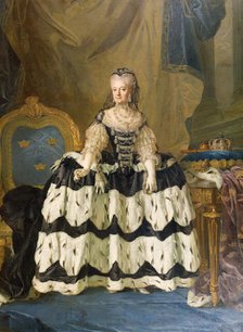 The Dowager Queen Lovisa Ulrika of Sweden, 1775. Creator: Lorens Pasch the Younger.