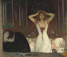 Ashes, 1895. Creator: Edvard Munch.