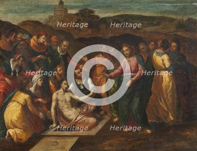 The Raising of Lazarus, 17th century. Creator: Scarsellino.