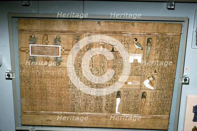 Papyrus of Ani, c1250 BC.  Artist: Unknown.