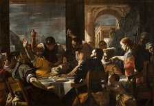 The Banquet of Absalom, c1662-1665. Creator: Preti, Mattia (1613-1699).