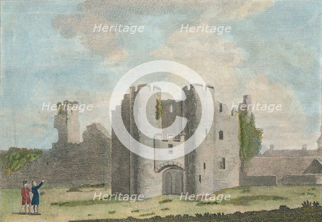 Gate of Pembroke Castle, Pembrokeshire, 1785. Artist: John Newton