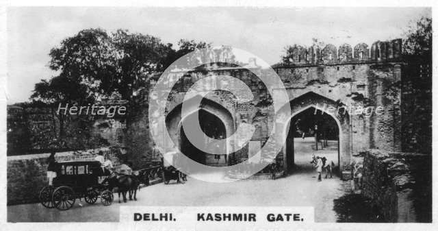 Kashmir Gate, Delhi, India, c1925. Artist: Unknown