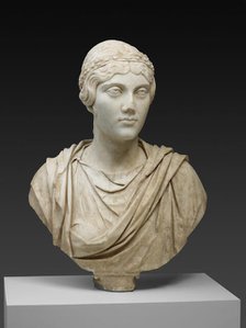 Portrait Bust of a Woman, Mid-2nd century. Creator: Unknown.