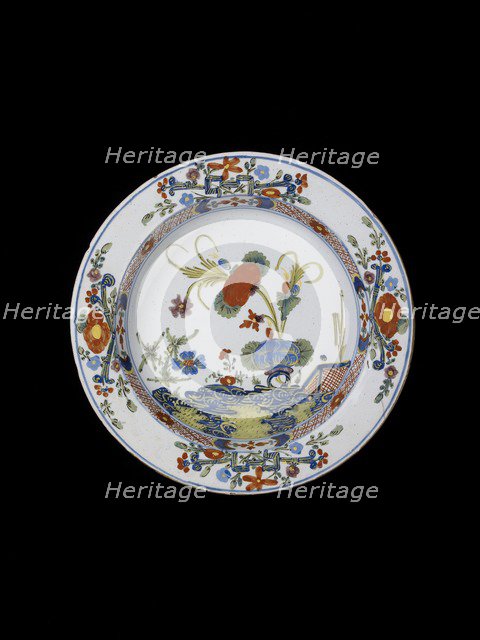Plate, c1765-1800. Artist: Ferniani Factory.