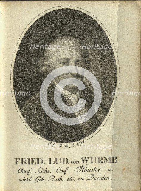 Portrait of Friedrich Ludwig von Wurmb (1723-1801) , 1794.