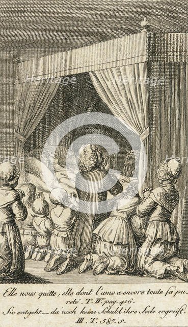 Cecilia or the Story of a Rich Orphan, 1787. Creator: Daniel Nikolaus Chodowiecki.