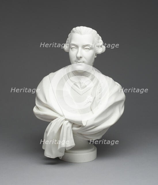 Bust of Louis, Dauphin of France, Sèvres, 1766. Creators: Sèvres Porcelain Manufactory, Jean-Baptiste Lemoyne the Younger, Florent-Nicolas Perrotin.