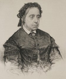 Maria Teresa of Braganza (1793-1874), Portuguese Infanta, 1869. Creator: Jose Cuevas.