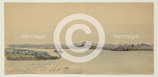 Canal Near Ruysburg, 1885. Creator: Carel Nicolaas Storm.