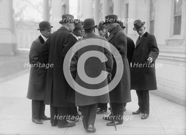 Press Correspondents - Senator Stone, 1916. Creator: Harris & Ewing.