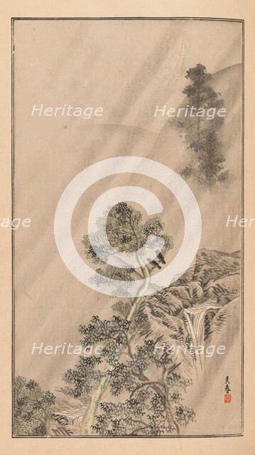 Shubi gakan (Drawing Methods for Aesthetic Pictures), 1889. Creator: Sakujiro, Nanbara (active 1889).