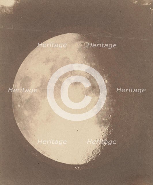 The Moon, 1857-60. Creators: John Adams Whipple, James Wallace Black.