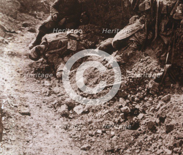 Dead bodies, Beauséjour, northern France, c1914-c1918. Artist: Unknown.