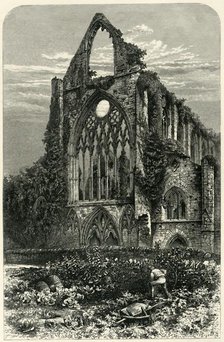 'West Front of Tintern Abbey', c1870.