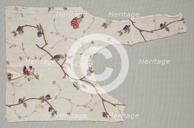 Fragment of a Bodice, c. 1775. Creator: Unknown.