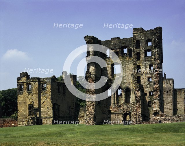 Hasting's Tower and the kitchen from the west, Ashby de la Zouch Castle, Leicestershire, 1993. Artist: Unknown