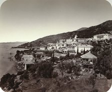 The Rossikon (St Panteleimon Monastery) on Mount Athos, Greece, 1860s. Artist: Unknown
