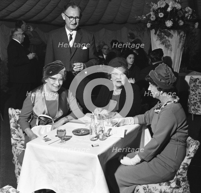 Group at a social function, Spillers Foods, Gainsborough, Lincolnshire, 1962. Artist: Michael Walters