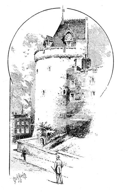 The Curfew Tower, Windsor Castle, 1895. Creator: Carl Hentschel.