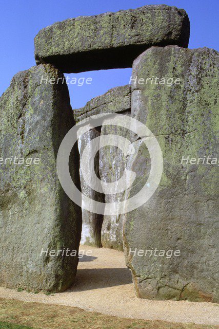 Detail of Stonehenge, c.3000-2000 BC Artist: Unknown